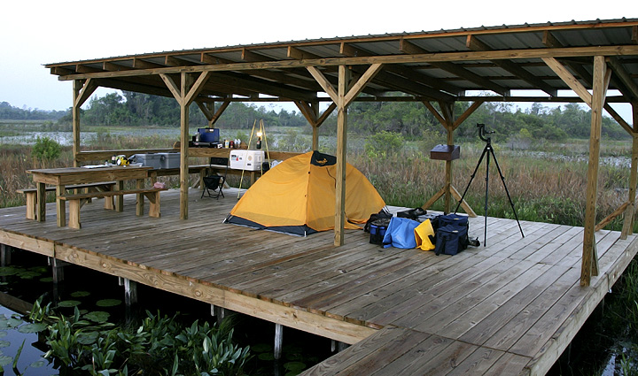 Okefenokee National Wildlife Refuge, Roundtop Camping Platform